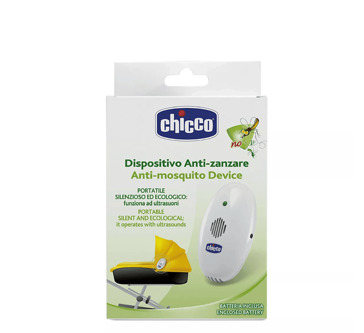 Chicco Portable Ultrasonic Anti-Mosquito Device with Battery