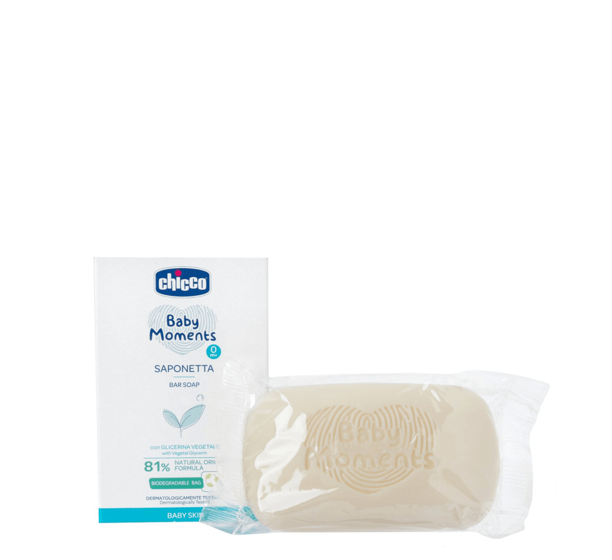 Chicco Baby Moments Bar Soap 0m+