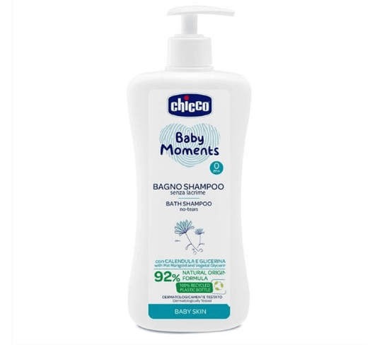 Chicco Baby Moments Bath Shampoo 0m+ 750 ml