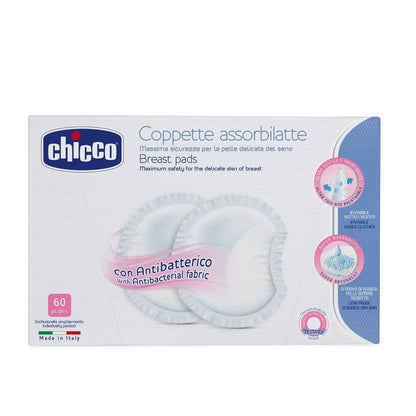 Chicco - Breast Pads With Anti-Bacterial Fabric - GOLDFARMACI
