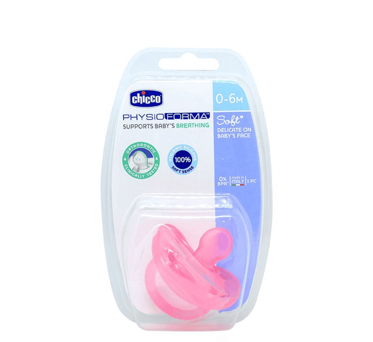 Chicco PhysioForma Soft 0–6m Pink - Halsa