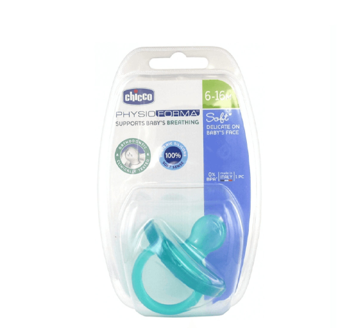 Chicco PhysioForma Soft 6–16m Green - Halsa