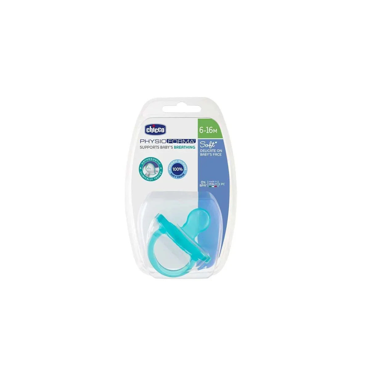 Chicco PhysioForma Soft Silicone Soother (6–16m) - GOLDFARMACI