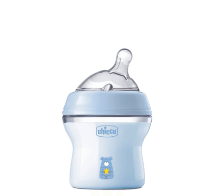 Chicco Natural Feeling plastic feeding bottle 150 ml Light Blue