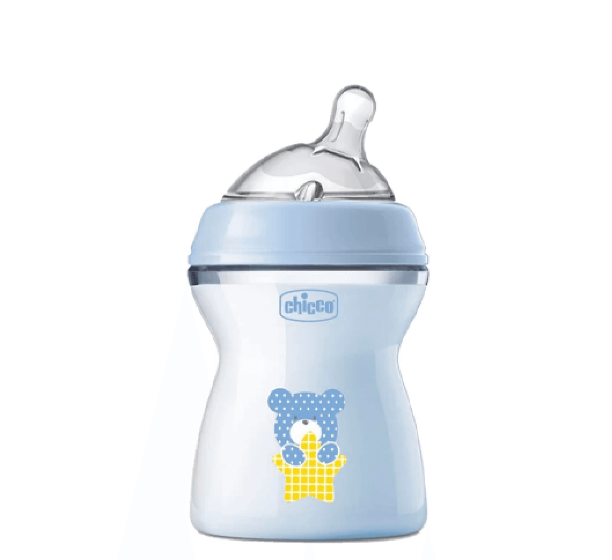 Chicco Natural Feeling plastic feeding bottle 250 ml Light Blue