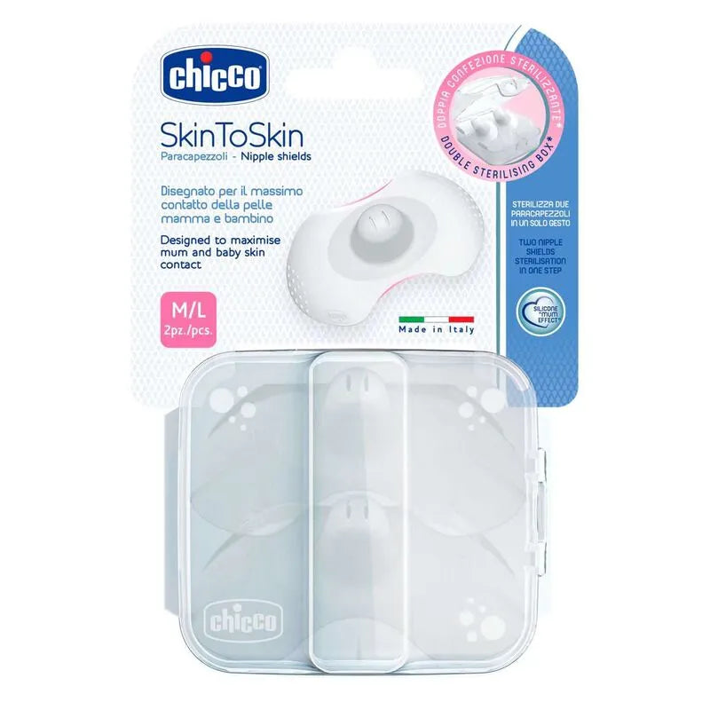Chicco - Skin To Skin Nipple Shields - GOLDFARMACI