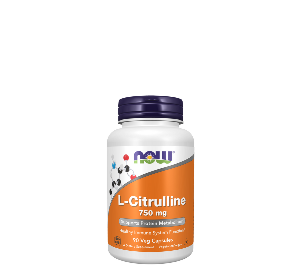 NOW L-Citrulline 750 mg – 90 Veg Capsules