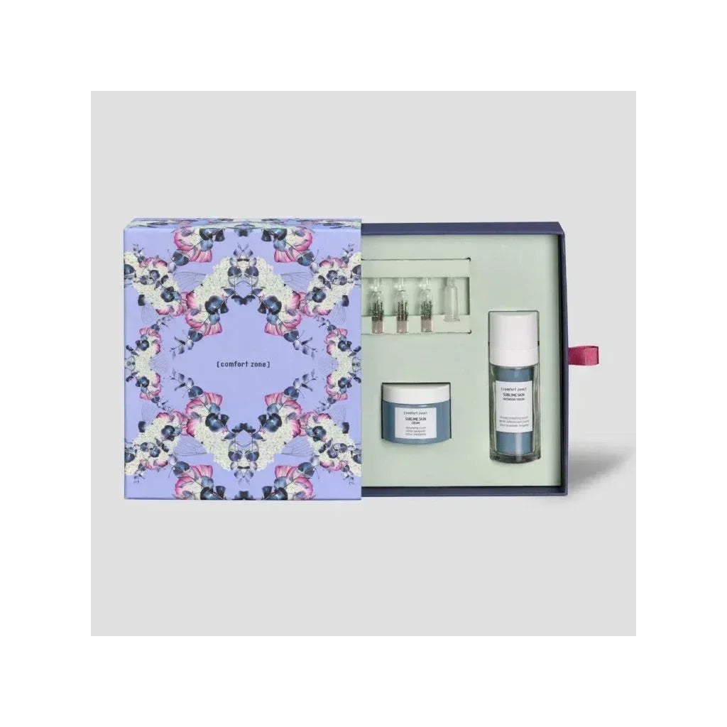 Comfort Zone Sublime Skin Pro Skin Barrier Routine Set gift box with skincare products from Goldfarmaci