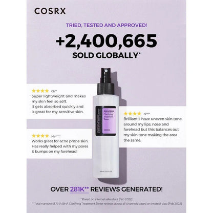 Cosrx - AHA/BHA Clarifying Treatment Toner - GOLDFARMACI