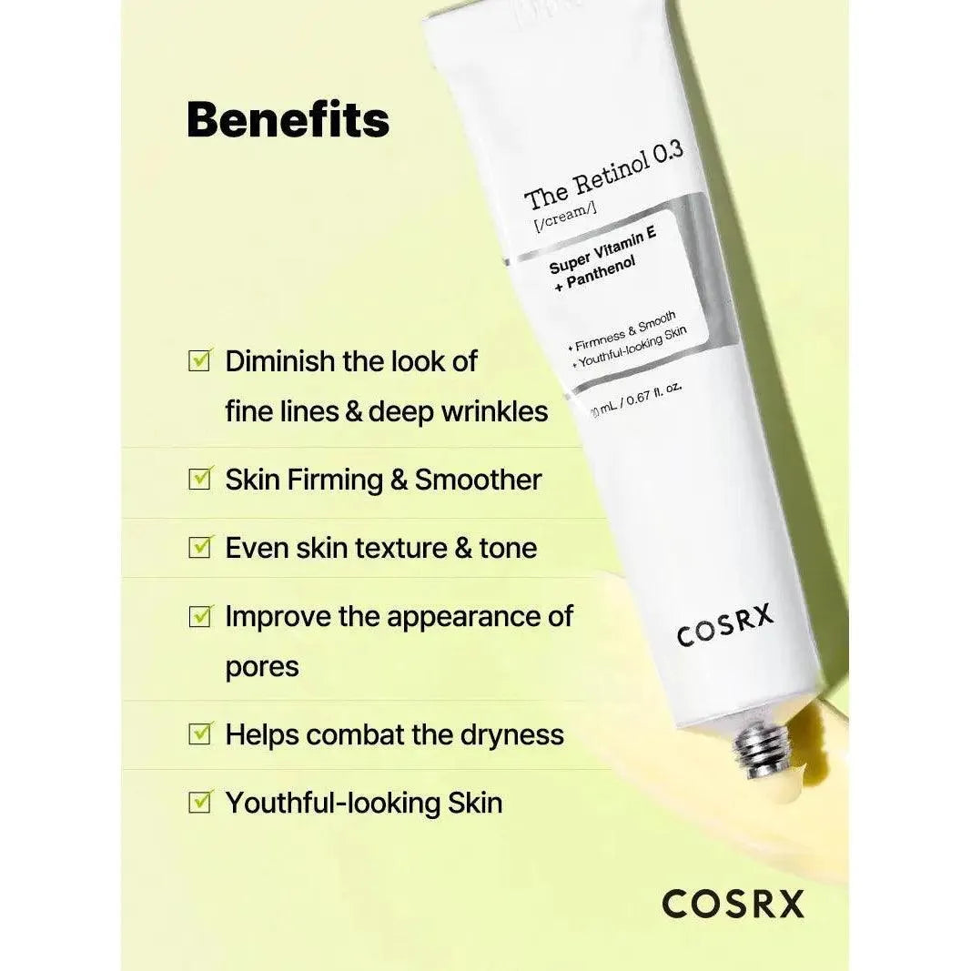 Cosrx - The Retinol 0.3 Cream - GOLDFARMACI
