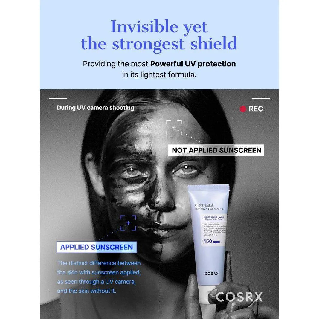Cosrx - Ultra-Light Invisible Sunscreen - GOLDFARMACI