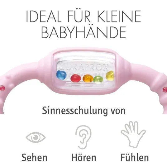 Curaprox - Curababy Teething Ring Pink - GOLDFARMACI