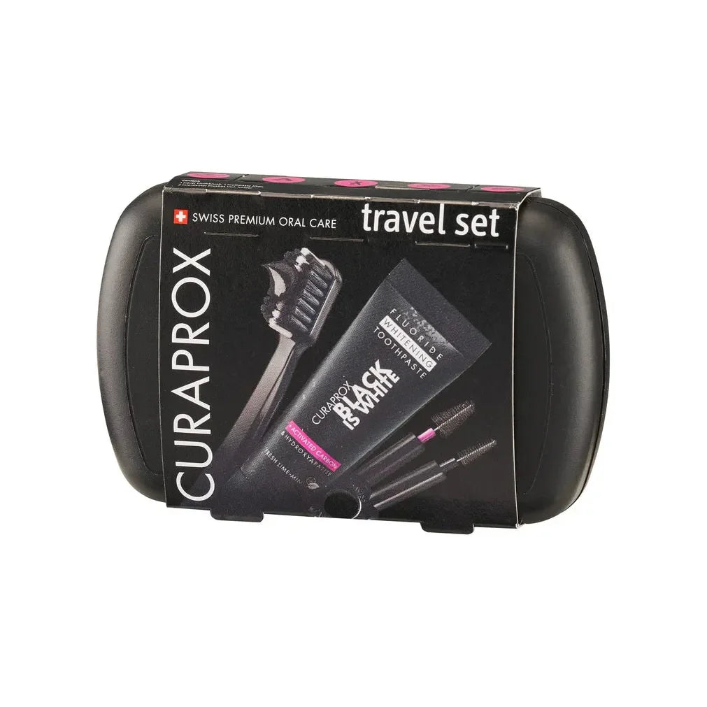 Curaprox - Travel Set Black is White - GOLDFARMACI