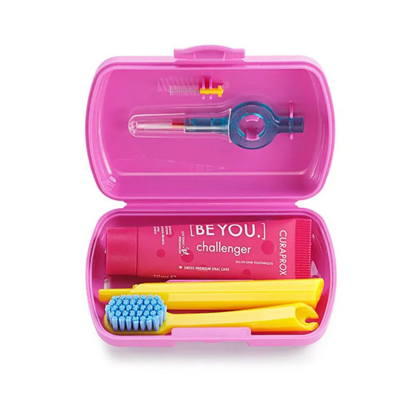 Curaprox - Travel Set (Toothbrush+Toothpaste) - GOLDFARMACI