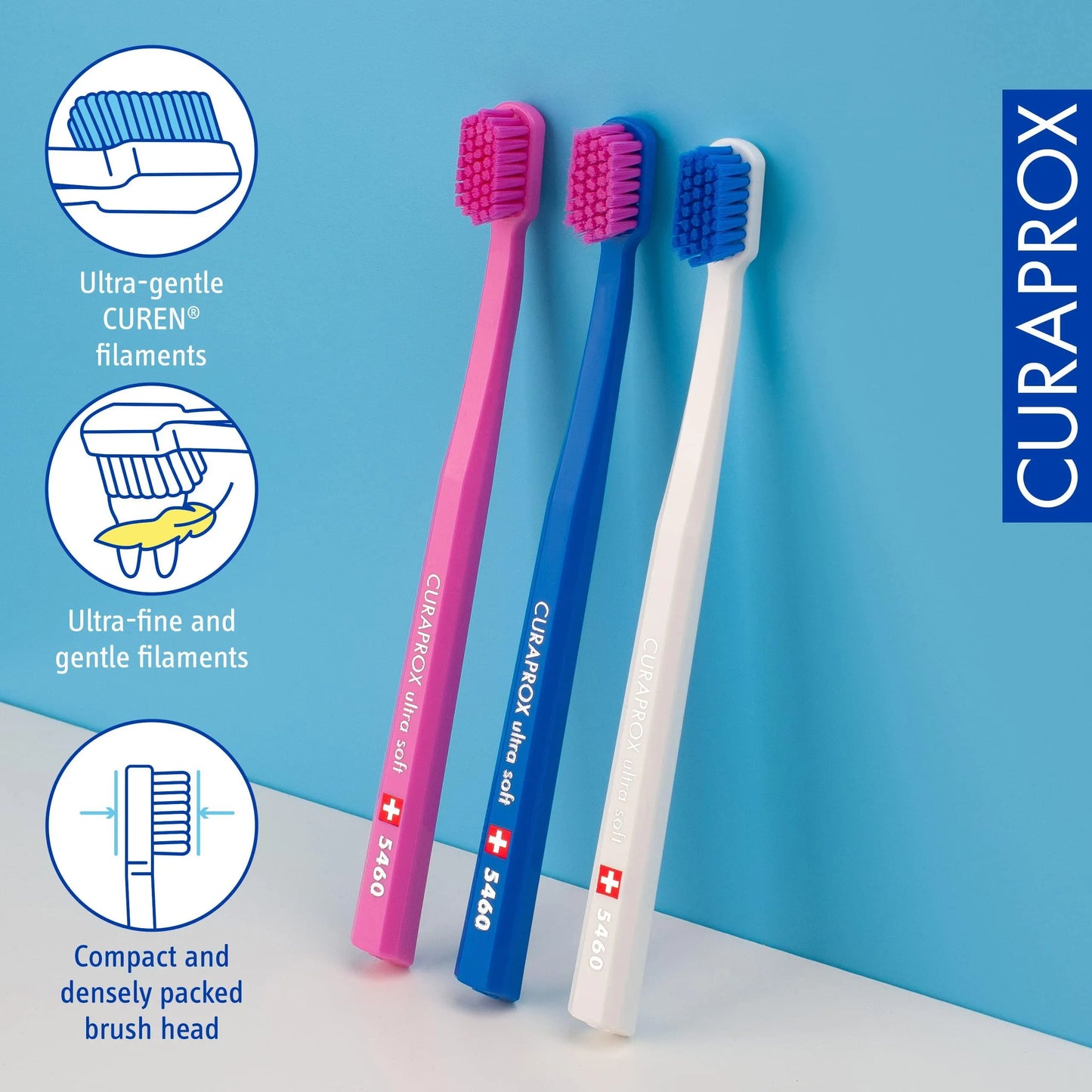 Curaprox - Ultra Soft Toothbrush CS 5460 - GOLDFARMACI