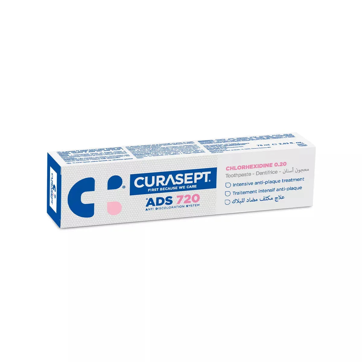 Curasept - ADS 720 Toothpaste (Chlorhexidine 0.20%) - GOLDFARMACI