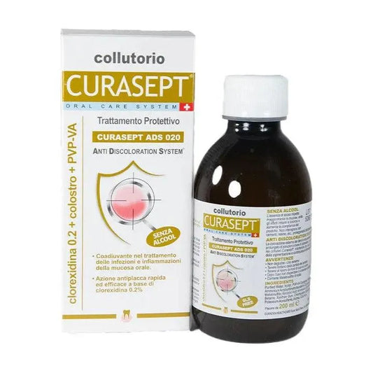 Curasept - Mouthwash ADS Chlorhexidine 0.2% + Colostrum - GOLDFARMACI