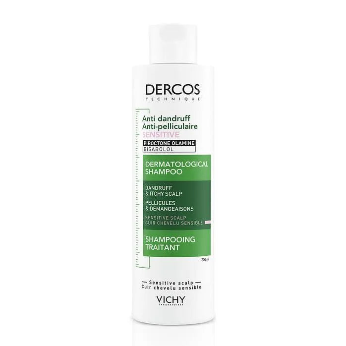 Vichy - Dercos Dandruff & Dry Skin Shampoo Sensitive Scalp - GOLDFARMACI