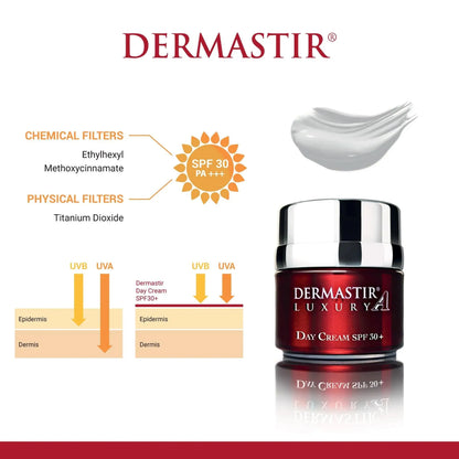 Dermastir - Luxury Day Cream White SPF 30+ - GOLDFARMACI