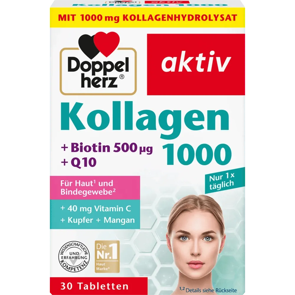 DoppelHerz - Aktiv Kollagen 1000, 30caps - GOLDFARMACI