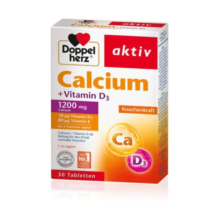 DoppelHerz - Calcium D3 30tabs - GOLDFARMACI