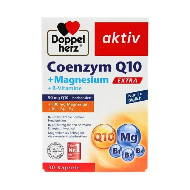 DoppelHerz - Coenzym Q10 + Magnesium + B1 + B5 + B6 - GOLDFARMACI