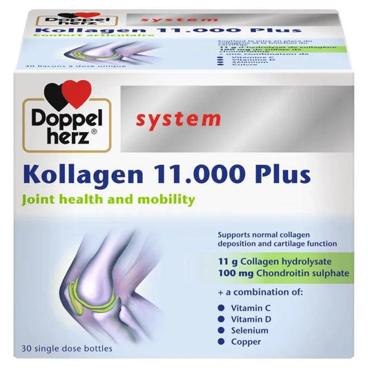 DoppelHerz - Kollagen 11.000 Plus , 30 Bottles - GOLDFARMACI