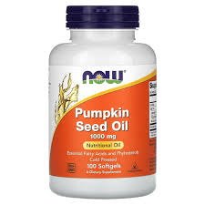 NOW – Pumpkin Seed Oil 1000 mg Softgels