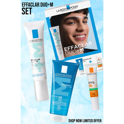 La Roche-Posay - Effaclar Duo+M & Gift Effaclar Gel 50ml & Anthelios Oil Control Spf50+ 3ml