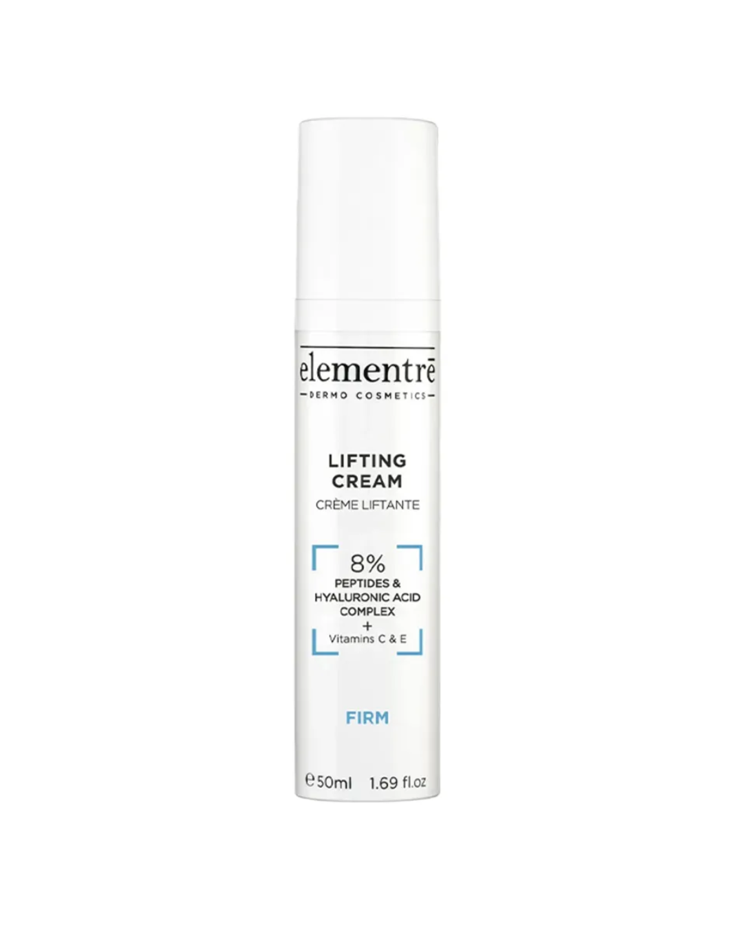 Elementre - Lifting Cream 8% Peptides & Hyaluronic Acid Complex – 50 ml