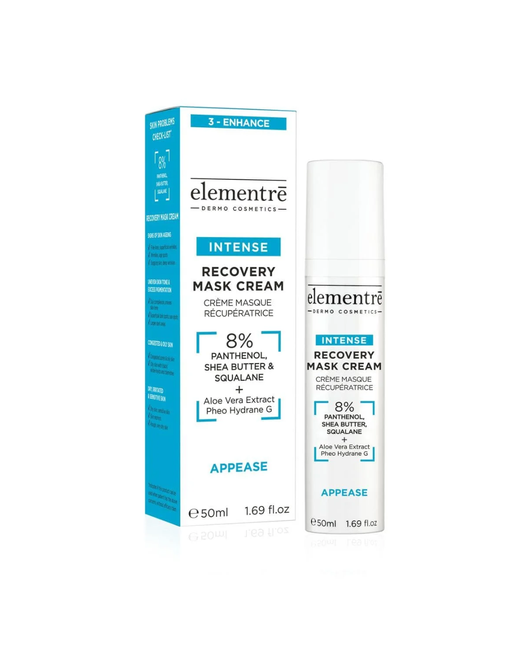Elementre - Recovery Mask Cream Intense – 50 ml