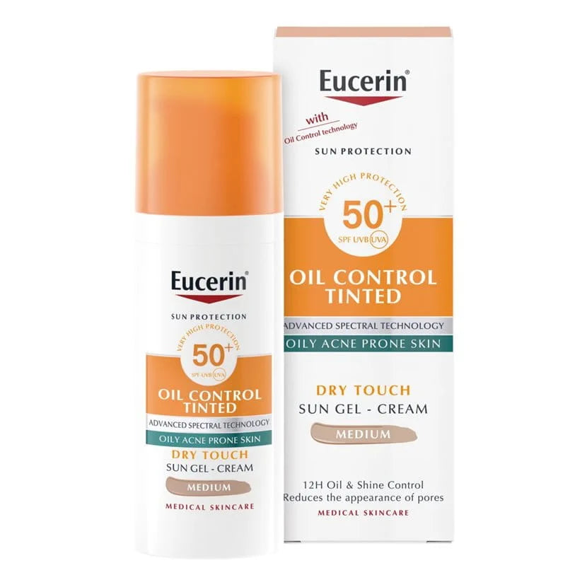 Eucerin - Sun Face Oil Control Tinted SPF 50+
