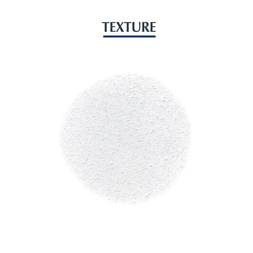 White powder texture close-up for dermocosmetic skincare, Goldfarmaci online pharmacy