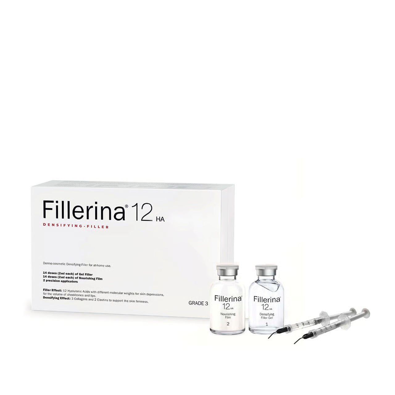 Fillerina - 12HA Intensive Treatment Grade 3 + Facial Cleansing Mousse - GOLDFARMACI