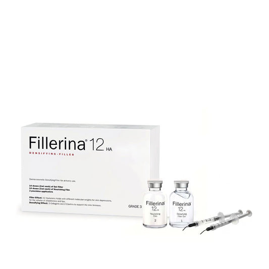 Fillerina - 12HA Intensive Treatment Grade 3 + Facial Cleansing Mousse - GOLDFARMACI