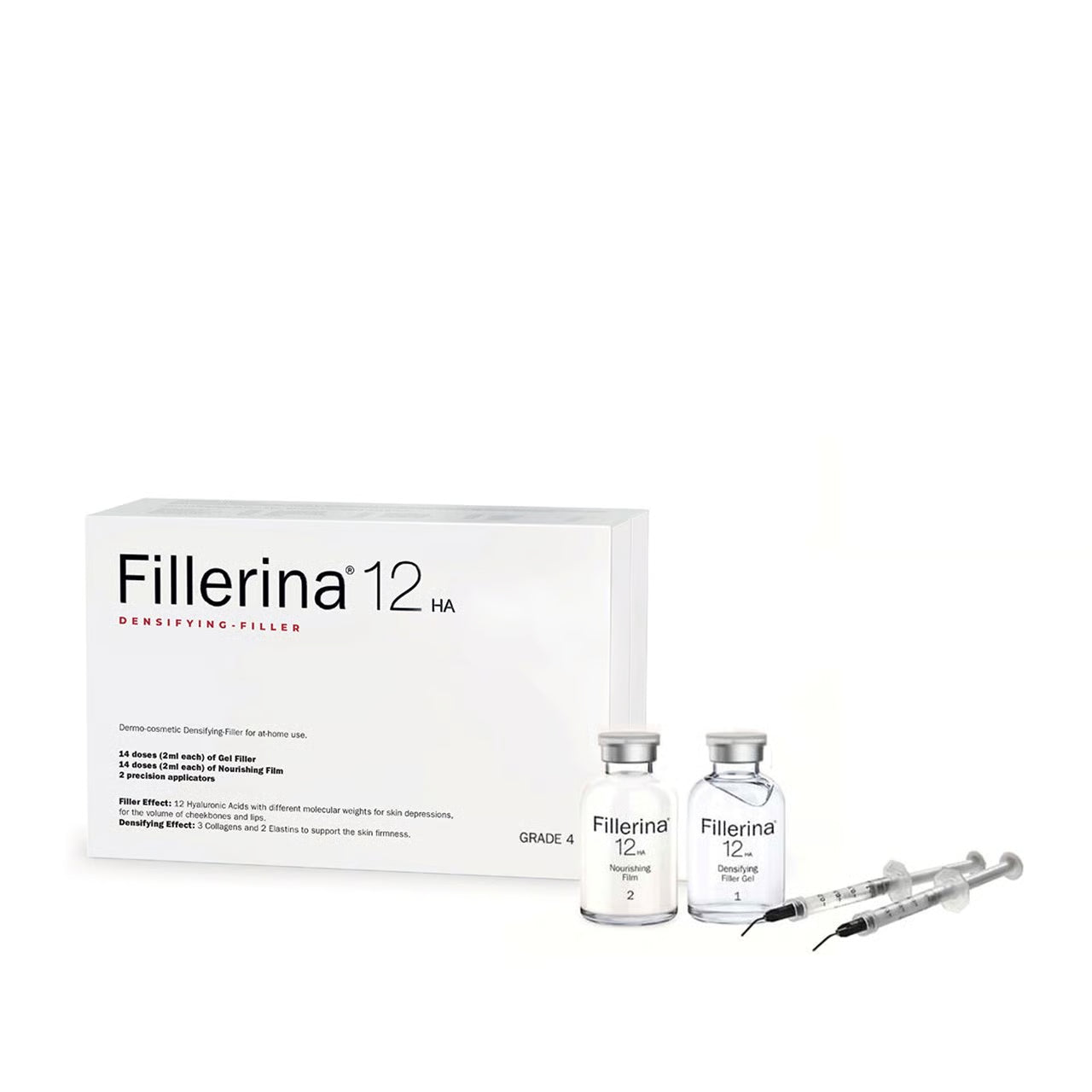 Fillerina - 12HA Intensive Treatment Grade 4 + Facial Cleansing Mousse - GOLDFARMACI