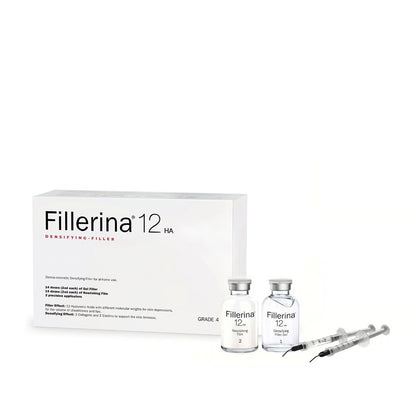 Fillerina - 12HA Intensive Treatment Grade 4 + Facial Cleansing Mousse - GOLDFARMACI