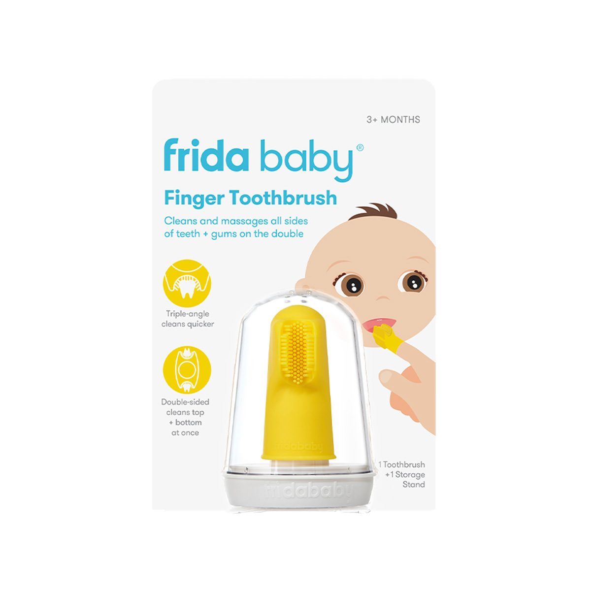 Frida Baby Silicone Finger Toothbrush 3m+
