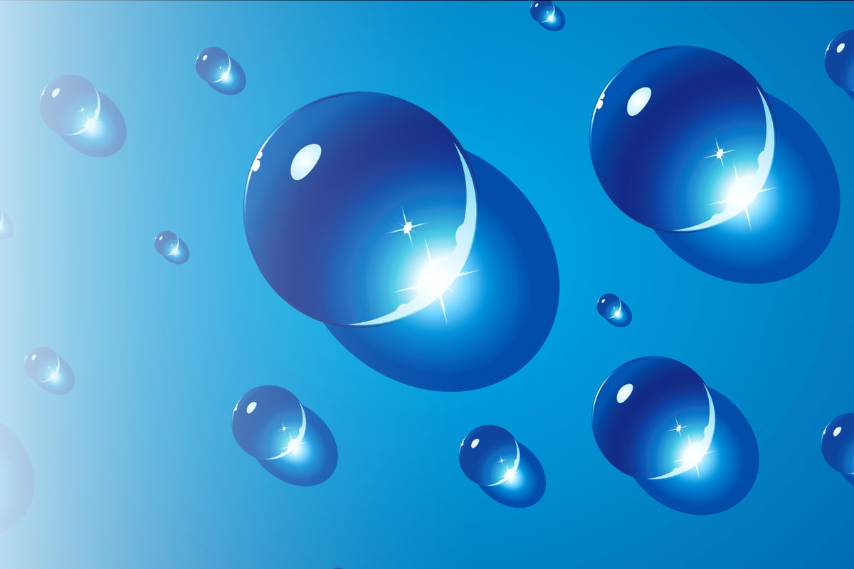 GoldFarmaci hydration skincare guide blue water droplets