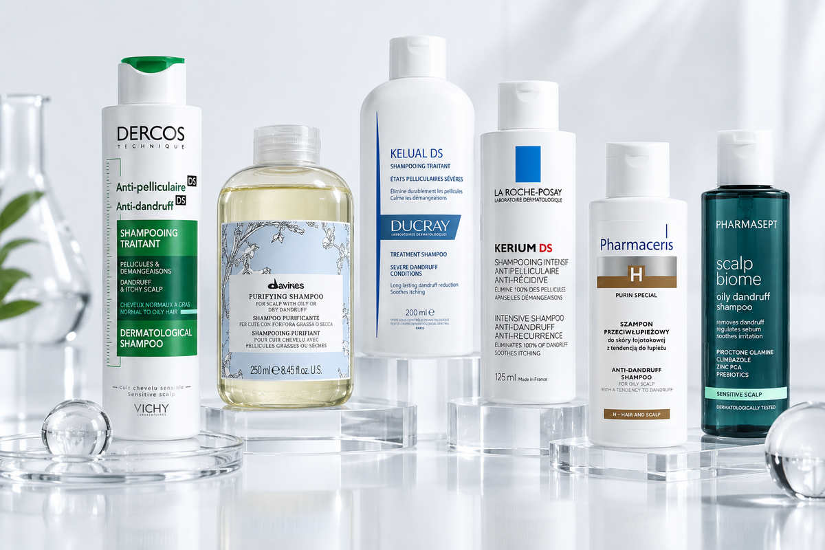 Dandruff and oily scalp selected products