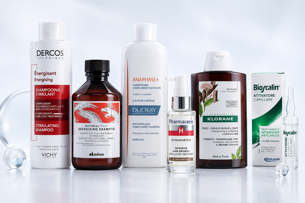 Intensive hair loss treatments selected products
