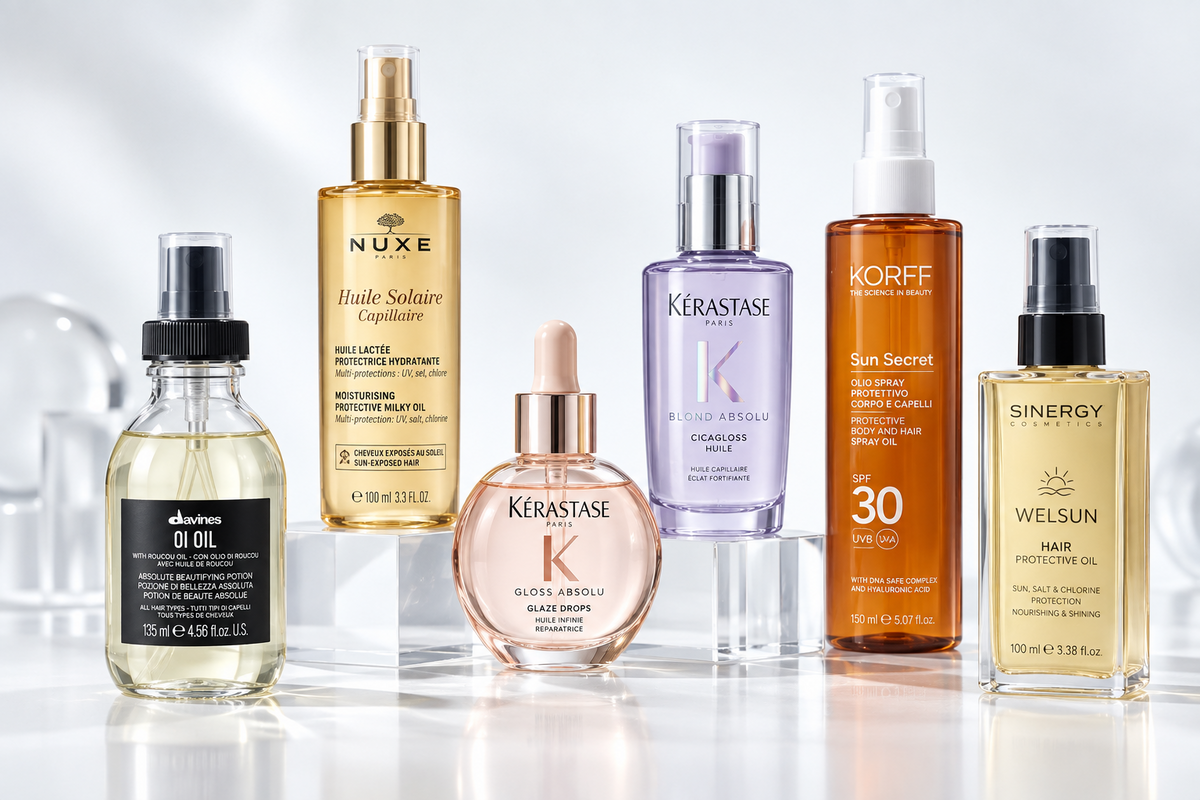 Hair oils and protection selected products