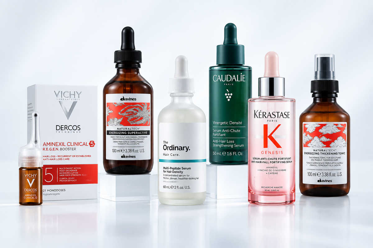 Hair serums and ampoules selected products