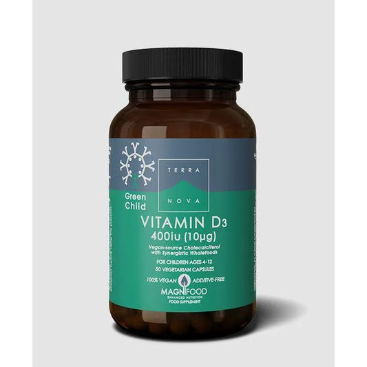 TerraNova - Green Child Vitamin D3 400IU - GOLDFARMACI
