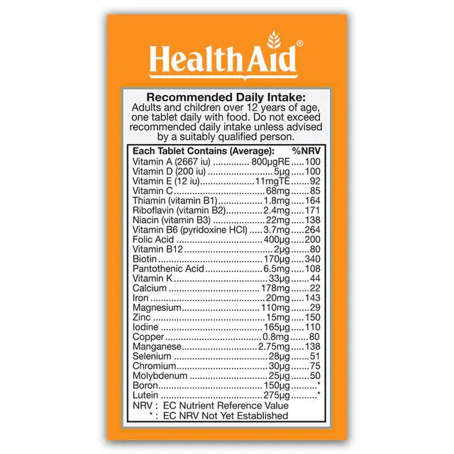 Health Aid - A to Z Multivit - GOLDFARMACI