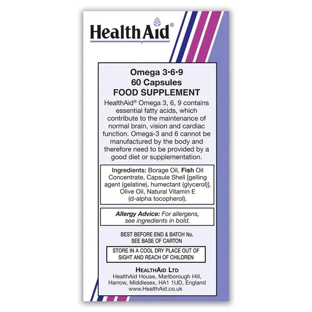 Health Aid - Balanced Omega 3-6-9 - GOLDFARMACI