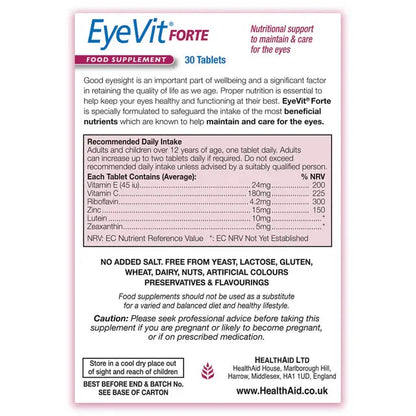Health Aid - EyeVit Forte - GOLDFARMACI
