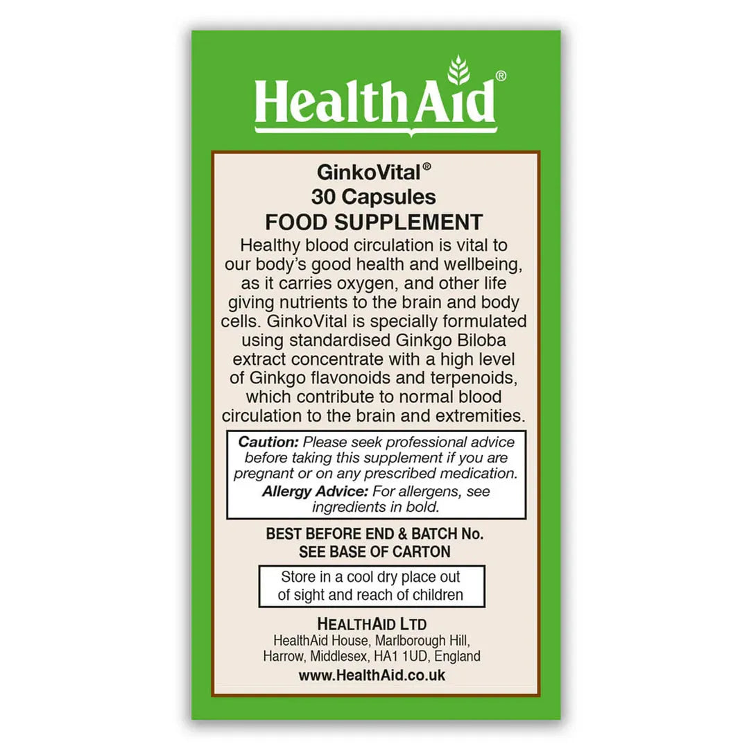 Health Aid - GinkoVital 5000mg - GOLDFARMACI