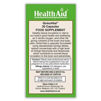 Health Aid - GinkoVital 5000mg - GOLDFARMACI