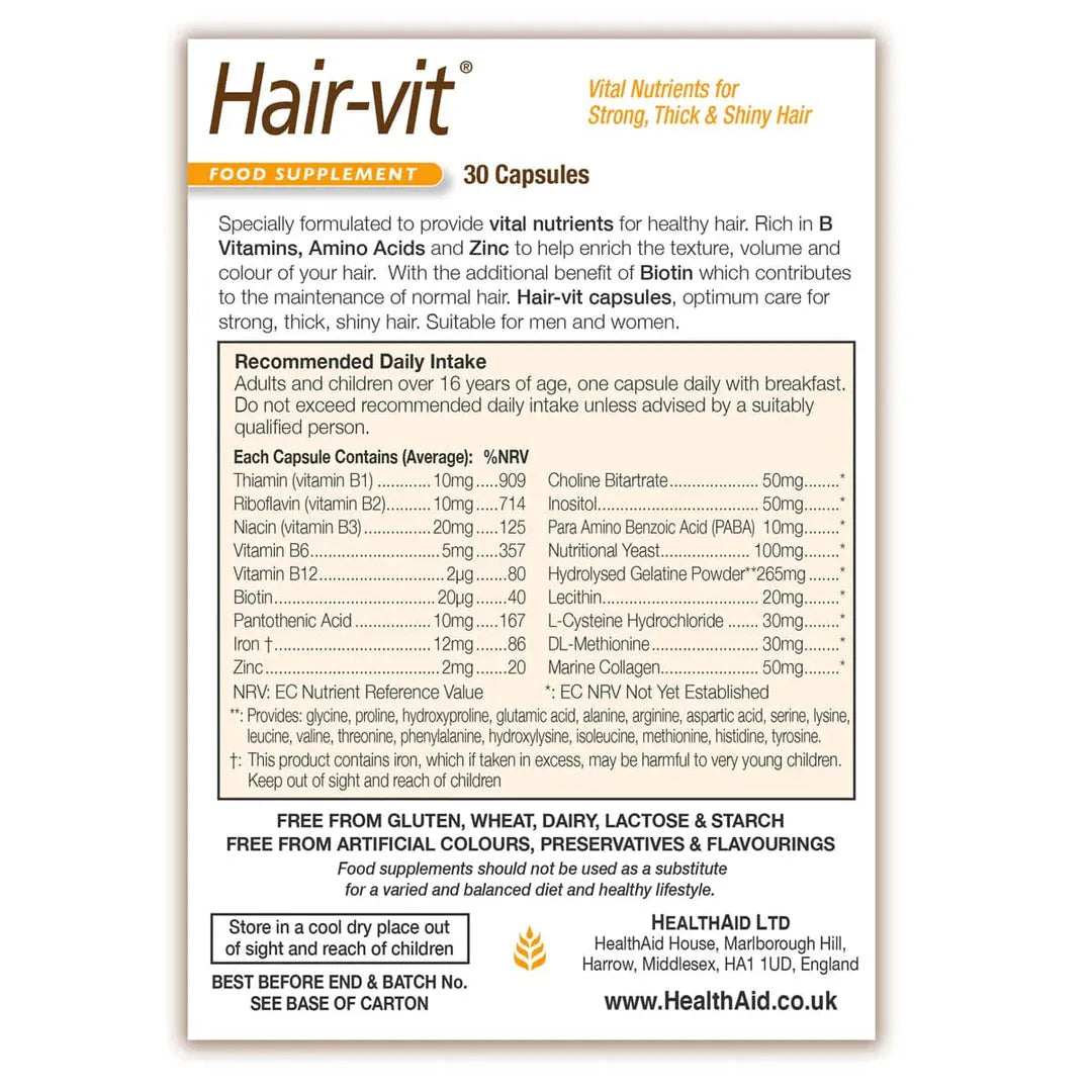 Health Aid - Hair-vit - GOLDFARMACI